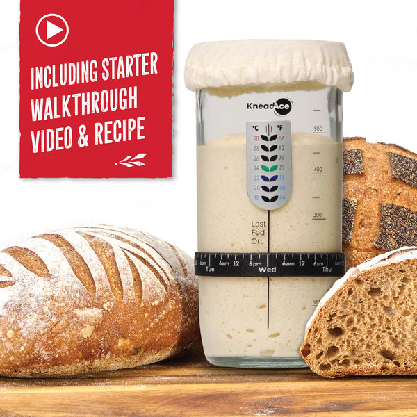 KneadAce® Sourdough Starter Jar