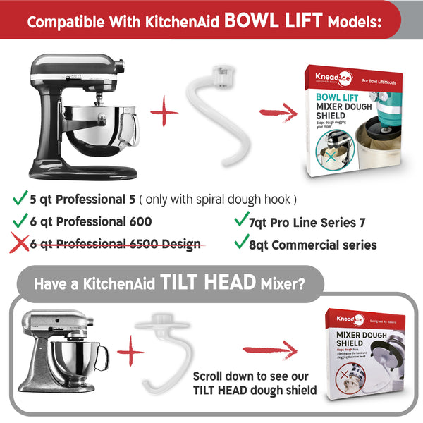 KneadAce® BOWL LIFT Mixer Dough Shield