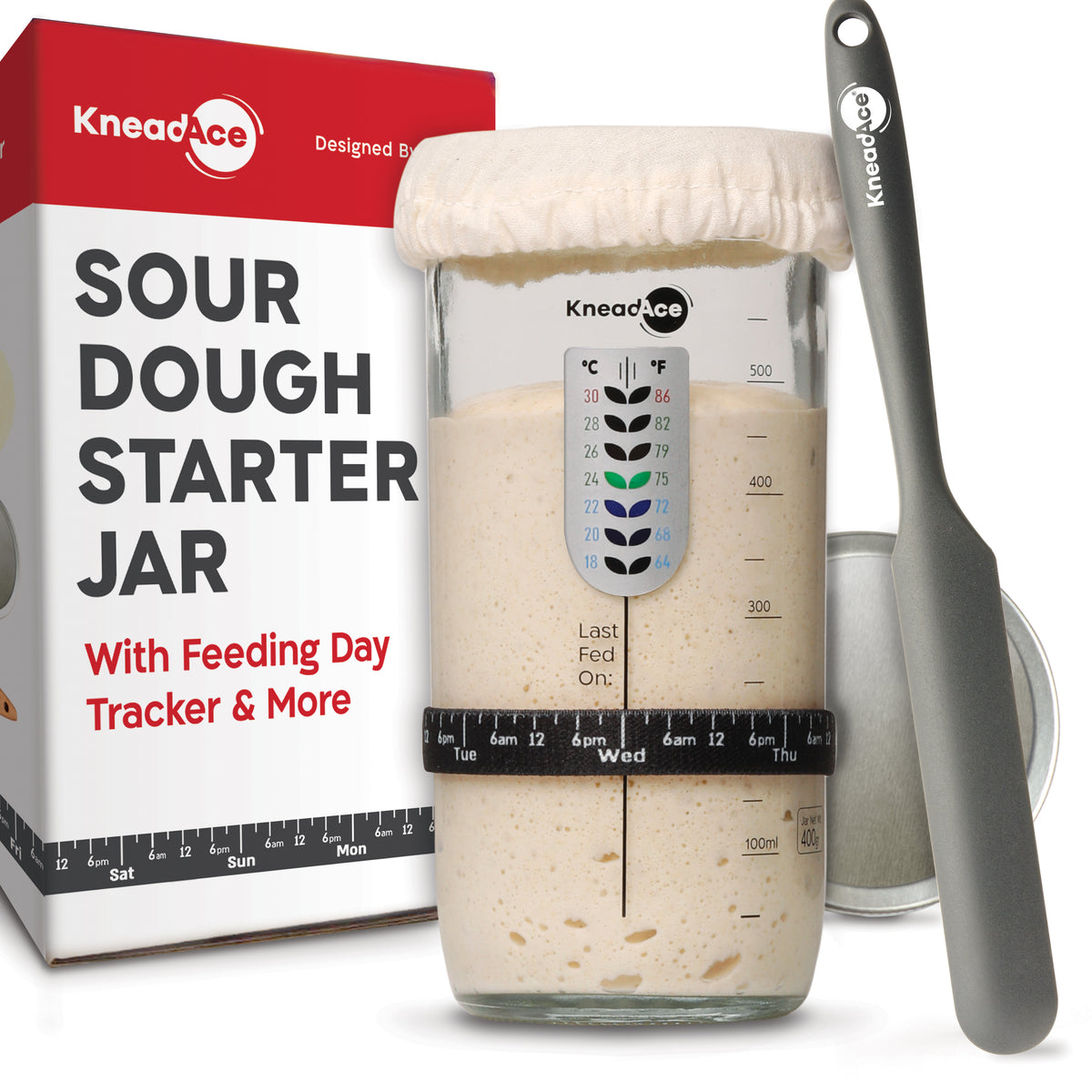 Sourdough Starter Jar For Sourdough Bread Baking - Temu