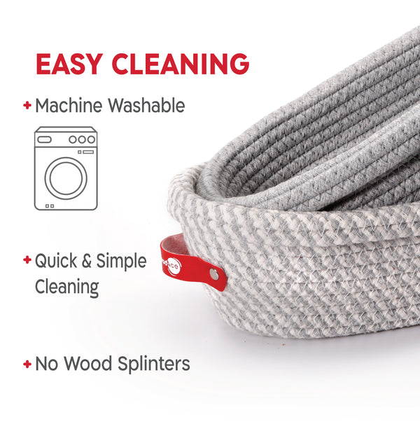 Oval Cotton Rope Proofing Baskets