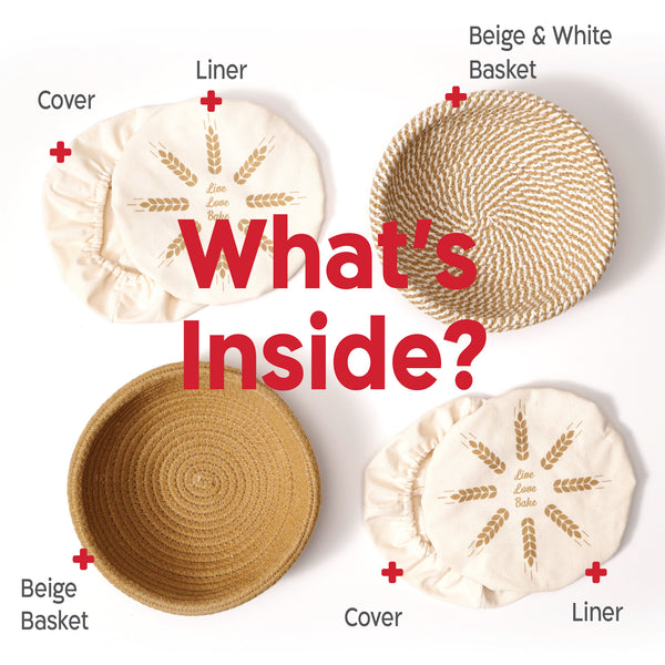 Round Cotton Rope Proofing Baskets