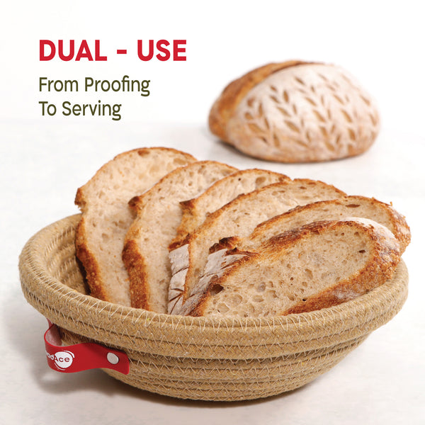 Oval & Round Cotton Rope Proofing Baskets
