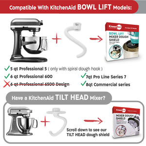 KneadAce® BOWL LIFT Mixer Dough Shield