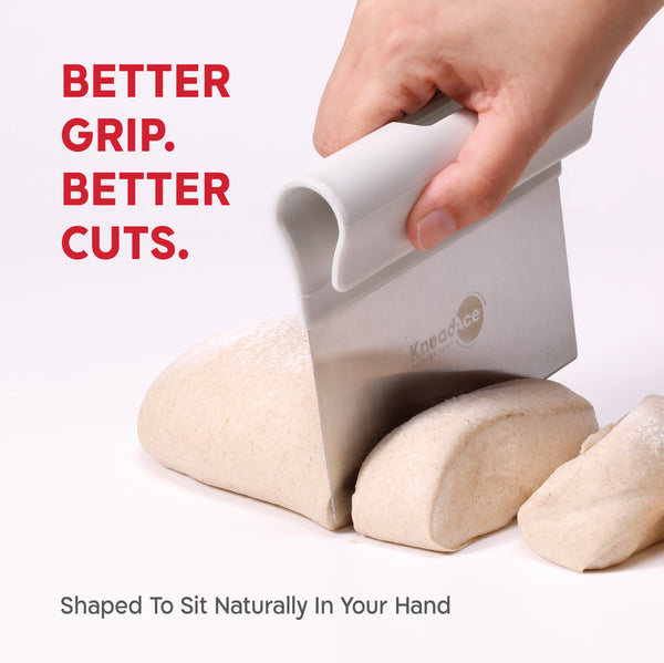 KneadAce Bench Scraper and Baker's Brush