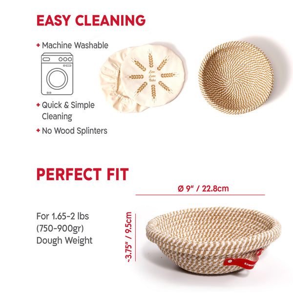 KneadAce Sourdough Essentials - Round Set