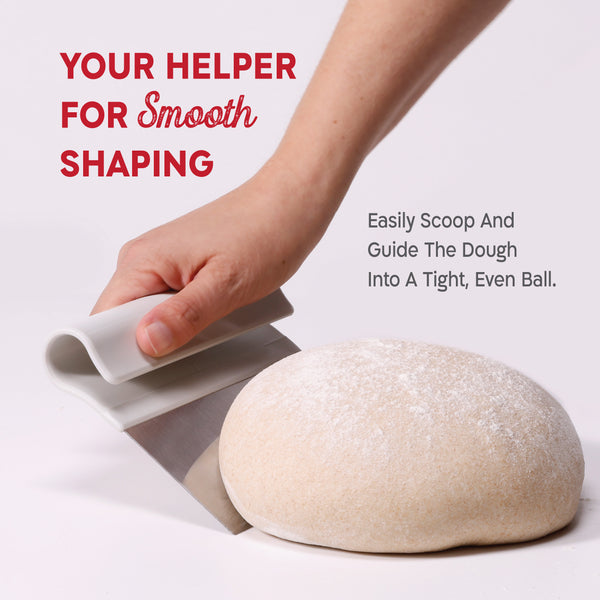 KneadAce Bench Scraper and Baker's Brush