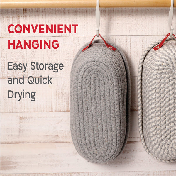 KneadAce Bakers’ Christmas Kit with 2 Oval Baskets, Turquoise Lame & Culture