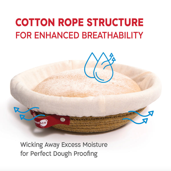 Round Cotton Rope Proofing Baskets