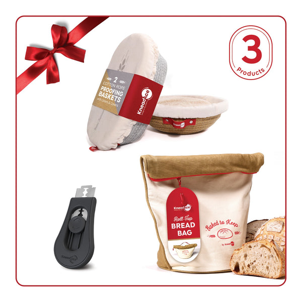 KneadAce 3 Products Ultimate Sourdough Baking Set