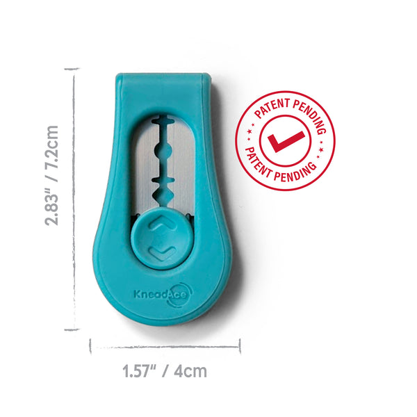 KneadAce Bakers’ Christmas Kit with 2 Oval Baskets, Turquoise Lame & Culture